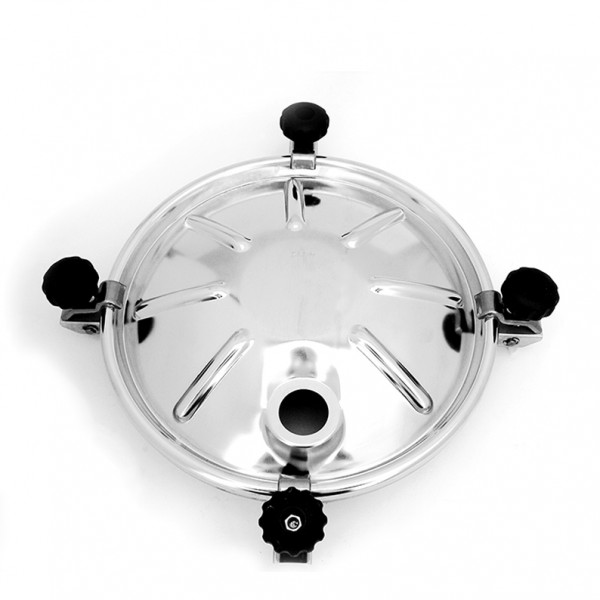 ROUND LID Φ 400 mm WITH FOUR CLAMPING POINTS Round lids
